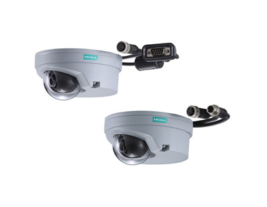 Moxa VPort P07-3M60M-T - EN50155, 3-megapixel, H.265/H.264/MJPEG, compact IP camera, 1 mirophone, PoE, 6.0mm Lens, -40 to 70C by MOXA